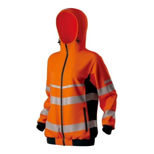HI-VIS kvinder med to tons hættet sweatshirt