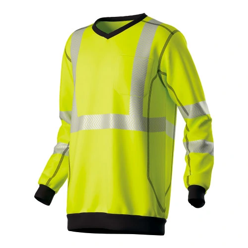 HI- VIS Strechy L/S- skjorte