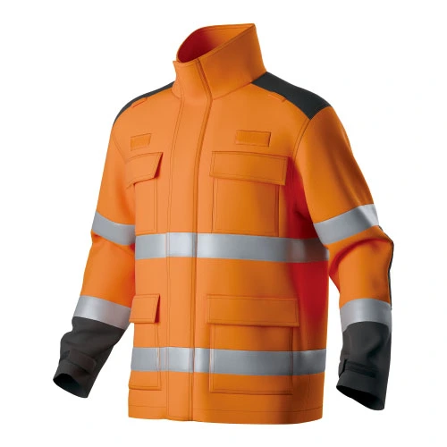HI-VIS to-tone multi lommer flamme resistent jakke