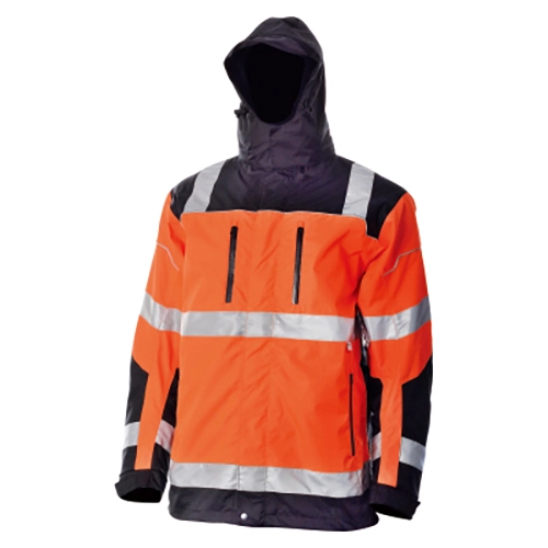 HI-VIS 2IN1 Aftagelig vandtæt Ripstop Jacke