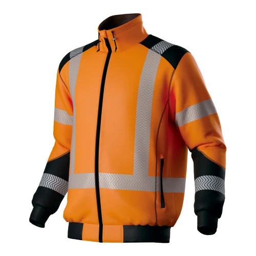 HI-VIS to-tons strækket isoleret fleece jakken