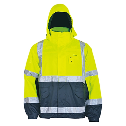 HI-VIS To Tone 2in1 aftagelig termisk jakk