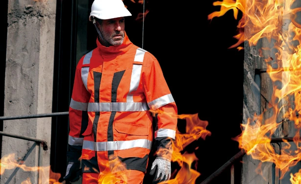 F032FR HI-VIS TO-TONE FLAME RESISTENT JACKET