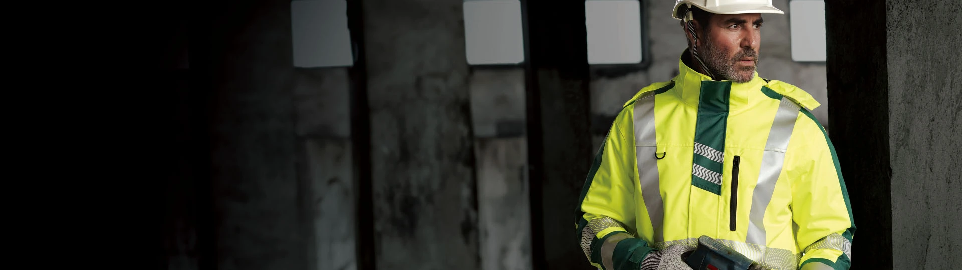 HI-VIS Genbrugt jakke og bukser