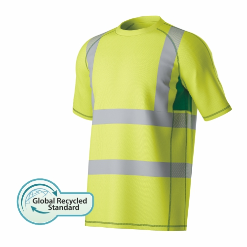 HI-VIS Genbrugt Birdeye indsætter S/S T-SHIRT