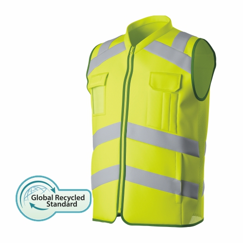 HI-VIS Genbrug af Tricot Sikkerhedsveste