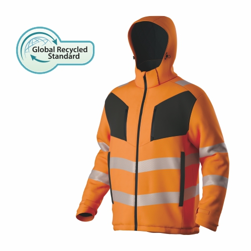 HI-VIS Genbrugt polyester Vandtæt Vinterjakken